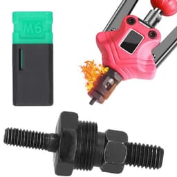 Rivet Nut Gun-kop - M6 Draadvervanging - Hoogwaardig materiaal - Zwart - Rivet Gun Gereedschap - Geschikt voor handmatig gebruik - Kwaliteit — thumbnail 2