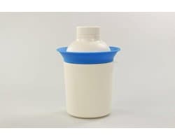 Knopenbereider - Fles Bereider - Keuken Organisatie - Vaatwasmachinebestendig - 16157 Kubieke centimeter - Wit/Blauw