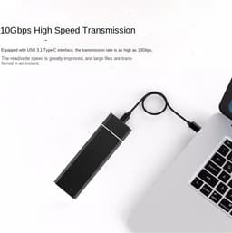 Externe Harde Schijf - Mobiele Opslag - Bestanden Opslaan - Hoge Snelheid - 1 TB - Zwart — thumbnail 5