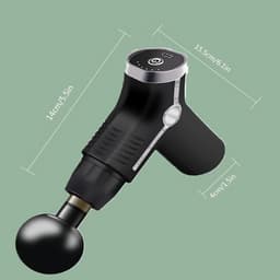 Massagepistool - Spierverlichter - Spierherstel - 6 Snelheden - 14 cm - Zwart — thumbnail 4