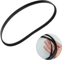 Aandrijfriem Keukenapparatuur - Vervangende Riem Mixer - Stabiel Mixen Ingrediënten - Precisie Tand Ontwerp - 375 mm Lengte - Zwart — thumbnail 5