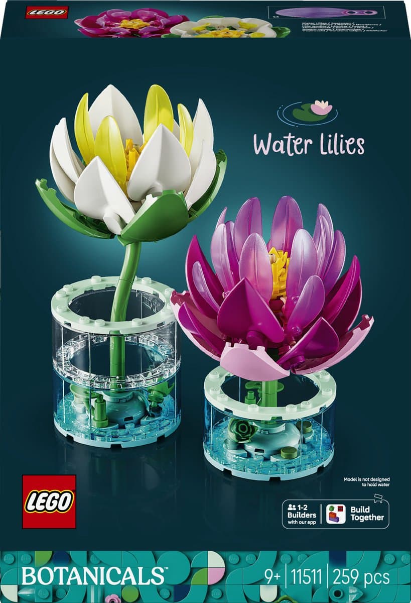 Lego Botanical Collection 11511 Water Lilies Bouwstenen Multicolor — afbeelding 1
