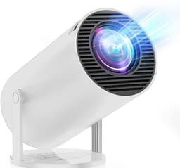 QUOVO® Draagbare beamer - Beamer - Projector - Mini Beamer - Wit - 10cm x 10cm x 15cm; 350 g — thumbnail 1