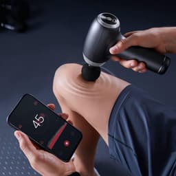 Massagepistool - Spierontspanner - Spierherstel - Snoerloos Ontwerp - 11.9*5.45*20.35cm - Lichtgrijs — thumbnail 2
