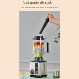 Keukenmachine - Commerciële Blender - Grote Porties Maken - 15 Snelheidsstanden - 3 Liter Capaciteit - Zilver — thumbnail 5