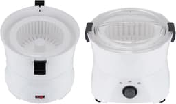 Elektrische Aardappelschilmachine - Keukenapparaat - Snel Schillen - Grote Capaciteit - 0.8 kg - Wit — thumbnail 5