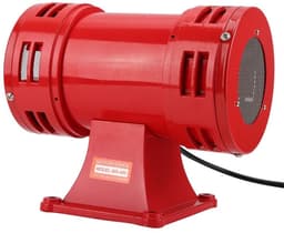 – Elektrisch alarm van 150 dB – Voeding van 220-240 volt – Hogesnelheidsmotor van 10.000 tpm – Geschikt voor industriële beveiligingssystemen — thumbnail 2