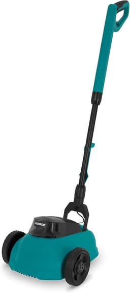 Accu grasmaaier - Kleine tuinmaaier - Gazononderhoud - Mulchfunctie - 22 cm maaibreedte - Groen — thumbnail 1