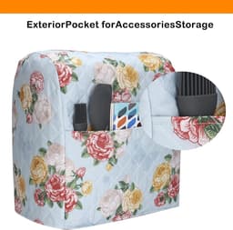 Mixerhoes Met Zakje - Keukenmachine Beschermhoes - Keuken Opruimen - Stofvrij en Netjes - 16" H x 9" B - Blauw — thumbnail 4