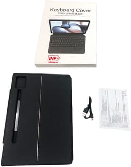 2-in-1 Touchpad Toetsenbord Case Compatibel met Lenovo Idea Tab Pro 2025 12.7-inch (2025) - Zwart — thumbnail 2
