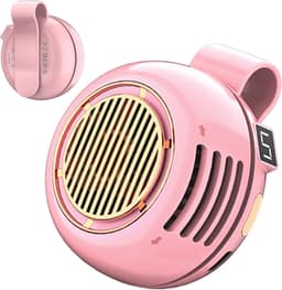 Clip Ventilator - Mini Koeler - Persoonlijke Koeling - 360 Graden Rotatie - 6.3 x 6.3 x 6.8 cm - Roze — thumbnail 1