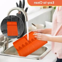 Siliconen Grillmat voor Gasgrill en Tafel, BBQ Accessoires, Spatelmat voor Keuken en Buiten koken, Antikleef en Duurzaam — thumbnail 1