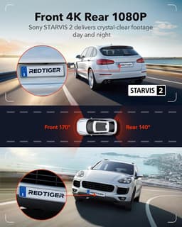 4K Dash Cam - Auto Camera - Veilige Ritten - Touchscreen Bediening - 3.18 Inch Scherm - Zwart — thumbnail 3