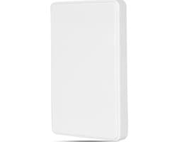 KAD® Harde Schijf - Draagbare Harde Schijf voor PC, Laptop & Console - Ultradunne Draagbare Harde Schijf - Wit - 12cm x 8cm x 1cm