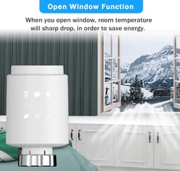 Slimme Radiator Thermostaat - Verwarmingsthermostaat Slim - Energie Besparen - Zonder Hub Direct Wifi — thumbnail 4