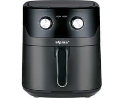 Heteluchtfriteuse XL - Airfryer voor thuis - Gezond Frituren - Instelbare Temperatuur - 6 Liter Capaciteit - Zwart