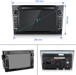 Junsun Android 15 Plug & Play Autoradio Geschikt Voor Opel Astra H Corsa C & D Agila Combo Antara Vectra Zafira, Draadloze CarPlay & Anfriod Auto, 7-inch Touchscreen, Bluetooth, GPS-Navigatiesystem, WiFi, FM, RDS, DSP, 2+64GB, Quad-Core processor — thumbnail 2