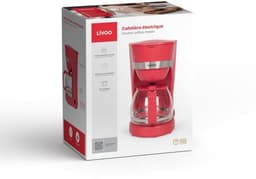 LIVOO – DOD200RC – Koffiezetapparaat – 1,25 l – 750 W — thumbnail 2