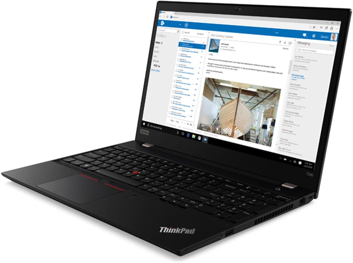 Lenovo ThinkPad T590 - Laptop - 15.6 inch - Intel Core i5-8265U - 8GB ram - 256GB SSD - Zwart — afbeelding 1