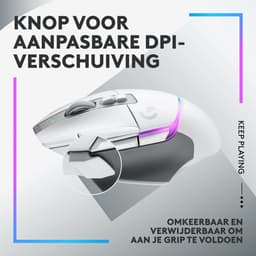 Logitech G502 X Plus - Draadloze Gaming muis - Rechtshandig - Optisch - RGB - Wit — thumbnail 4