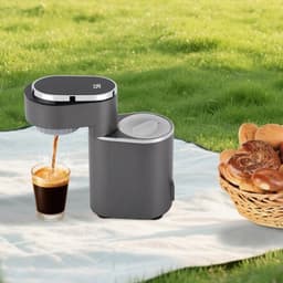 Mini Koffiezetapparaat 600 W - Verstelbare Temperatuur - 1.25 kg - Reizen Espresso Machine - Koffie Latte Maker — thumbnail 2