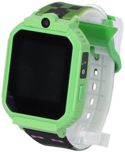 Accutime Kinderhorloge Minecraft II - Smartwatch Kind - Kinderhorloge met Spelletjes - Smartwatch Kinderen - Selfie Camera - Groen Zwart — thumbnail 2