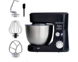 Krachtige Multifunctionele Keukenmachine 1000W met 4L RVS Kom en Accessoires