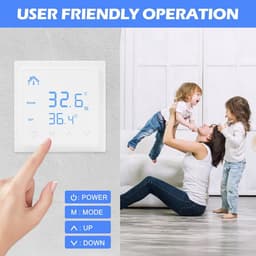 Slimme Digitale Thermostaat met Touchscreen voor Vloerverwarming en Wandverwarming — thumbnail 3
