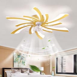 Moderne Plafondventilator met Verlichting en Afstandsbediening — thumbnail 1