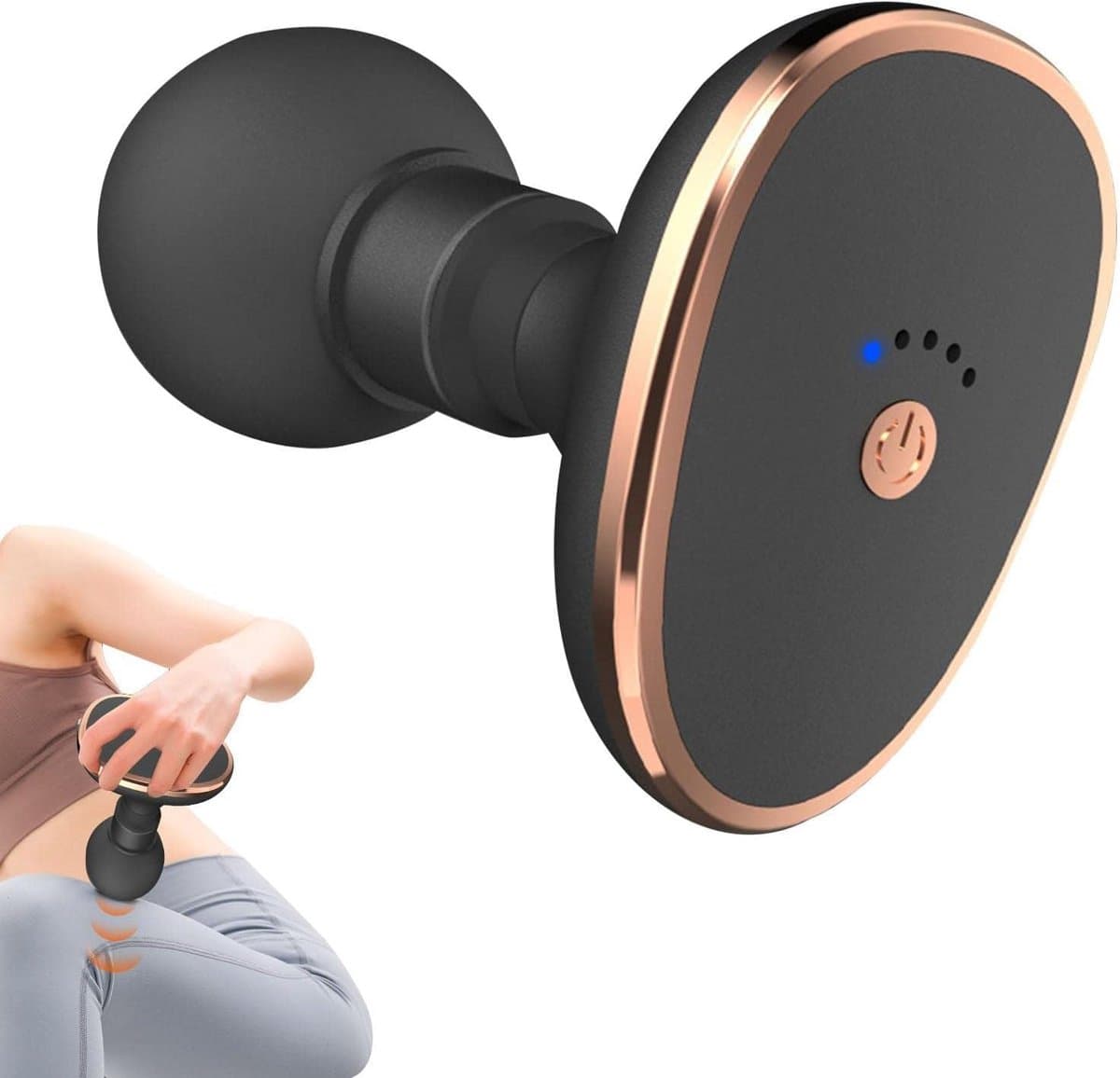Massage Gun - Mini massage gun - Massage Gun Professioneel - Zakformaat Draagbaar - 3200 RPM - Oplaadbaar via USB-C - Voor Fitness - Sport en Relax - Massage Apparaat - Zwart — afbeelding 1