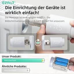 Slimme Radiatorknoppen met Zigbee Hub voor Energiebesparing en Comfort — thumbnail 3