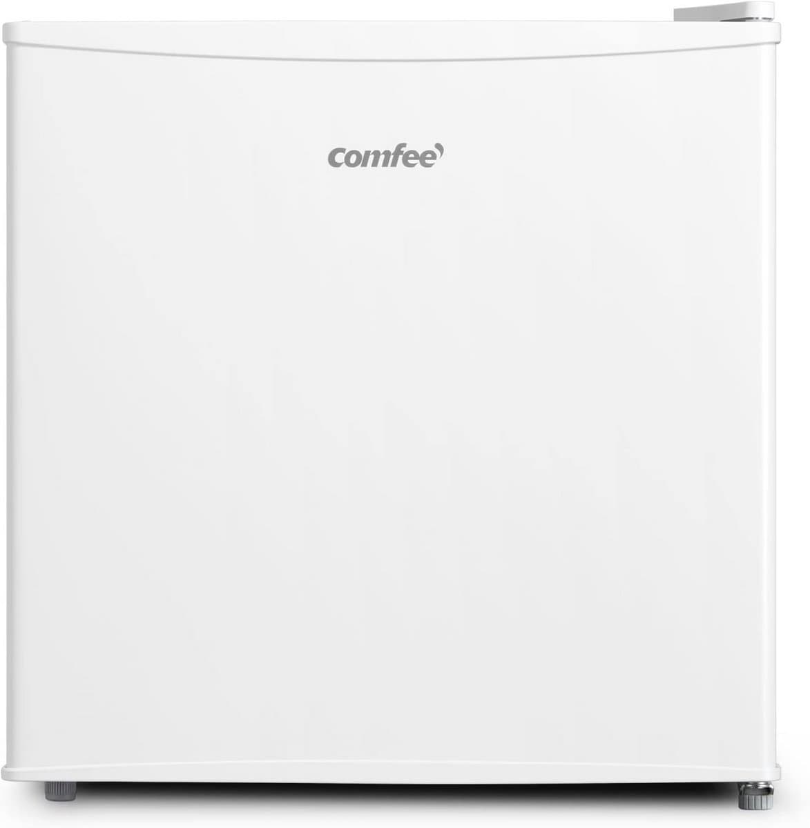 Mini Koelkast 43L met IJsblokjes Compartment - Klein voor Slaapkamer en Kantoor, In hoogte verstelbare Voetjes, Energiekosten 100 kWh/jaar, Witte Koelkast — afbeelding 1