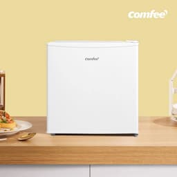 Mini Koelkast 43L met IJsblokjes Compartment - Klein voor Slaapkamer en Kantoor, In hoogte verstelbare Voetjes, Energiekosten 100 kWh/jaar, Witte Koelkast — thumbnail 5