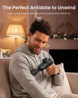 RENPHO Active Thermacool Massage Gun - Warmte- & Koudetherapie - Krachtige Percussie Massage - 5 Massagekoppen - Stil & Oplaadbaar - Spierherstel & Ontspanning — thumbnail 4