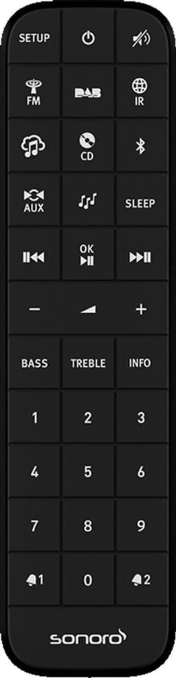 Sonoro Elite zwart wekkerradio met CD-speler en een Smart allrounder — thumbnail 4