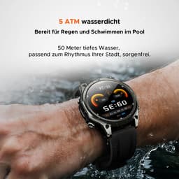 DOOGEE Anywise W1 Smart Watch - AI-spraakbesturing - Videobellen - Elke polsmaat - GPS - Gratis kaartmateriaal - 18 dagen batterijduur - Fitnesstracker - 170+ sportmodi - 5 ATM waterdicht - voor Android en iPhone — thumbnail 2