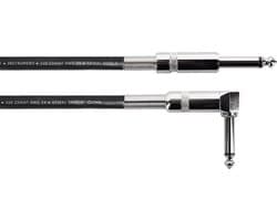 Cordial EL PR Elements Instrumentenkabel 6.3 mm Jack Recht/Haaks Zwart