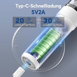 Draadloze Accu Handstofzuiger met 21000Pa Zuigkracht - Mini Stofzuiger voor Auto, Huis en Kantoor met LED-Licht — thumbnail 3