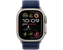 Apple Watch Ultra 2 GPS + Cellular 49mm Natural Titanium Case with Blue Trail Loop - M/L