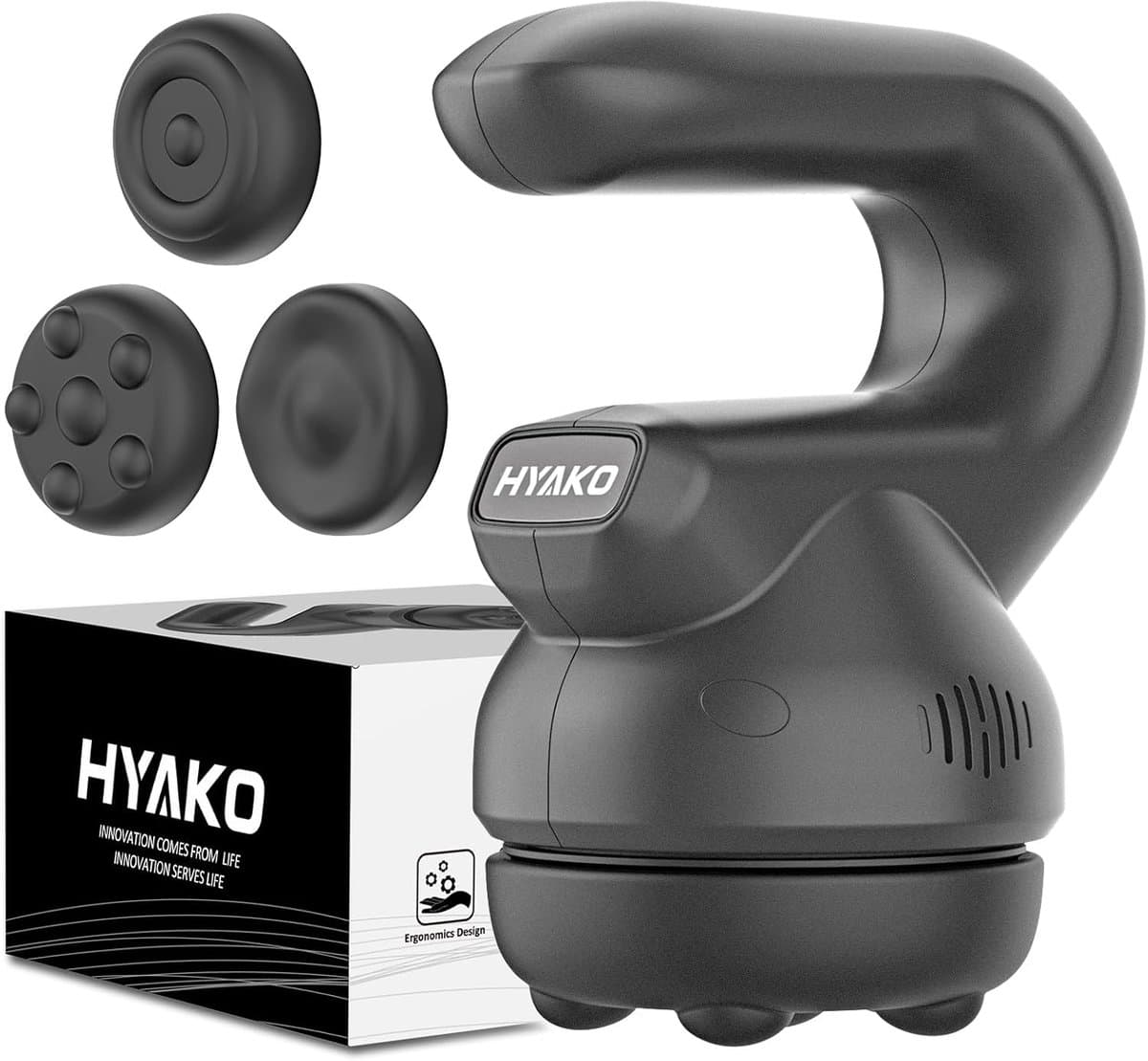 Handheld Professionele Mini Orbitale Buffer Massager voor Diepe Weefsel en Spierpijnverlichting - Verstelbare Multi-Speed Vibratie voor Nek, Schouder, Been en Rug — afbeelding 1