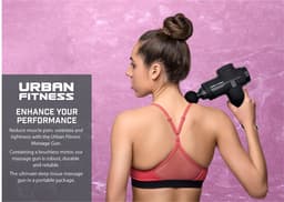 Urban Fitness - Massage Gun - 4 massagekoppen - zes standen — thumbnail 2