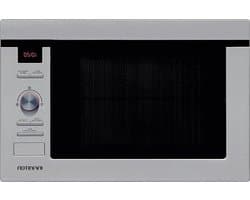Inbouw Magnetron - Keukenapparaat Oven - Snel Garen - Geïntegreerde Grill - 25 Liter - Zilverkleurig
