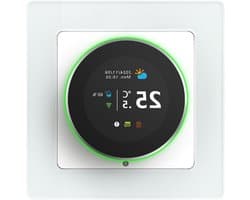 Slimme thermostaat - Temperatuurregelaar - Verwarming regelen - WiFi bediening - 720 Watt - Wit