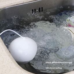 Mini Afwasmachine - Draagbare Reiniger - Keuken Schoonmaken - USB Aangedreven - 10 x 10 x 7.5 cm - Blauw — thumbnail 4