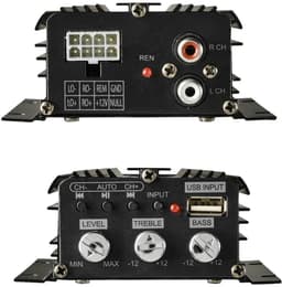 Renkforce RF-CMP-202 Versterker 2-kanaals 100 W Bluetooth/USB audio playback, Volume/bass/treble control — thumbnail 2