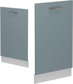 Vaatwasser Deurpaneel - Frontpaneel Vaatwasser - Keuken Inrichten - Speciaal voor R-Line - 45 cm - Blauwgrijs — thumbnail 5