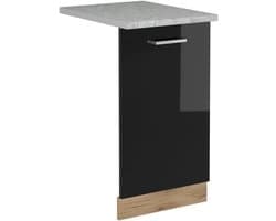 Vaatwasser Paneel - Keukenfront Front - Keuken Integratie - Volledig Geïntegreerd - 45 cm - Zwart Hoogglans