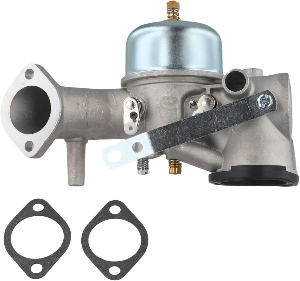Grasmaaier Carburateurset - Vervangend Onderdeel - Motoronderhoud - Brede Compatibiliteit - 1 Set - Zilver — afbeelding 1