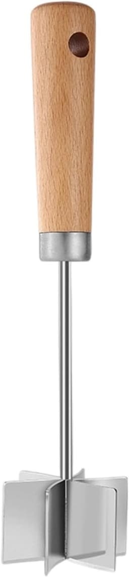 Hamburger Gehakt Hakker - Groentehakker Vleesmolen - Maaltijdvoorbereiding Thuis - Roestvrij Staal Anti-aanbak - 28 cm - Zilver — thumbnail 1