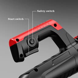 Elektrische Grasmaaier - Handmaaier Accu - Gazon Onderhoud - Multifunctioneel Trimmer - 35 cm Snijbreedte - Zwart — thumbnail 3
